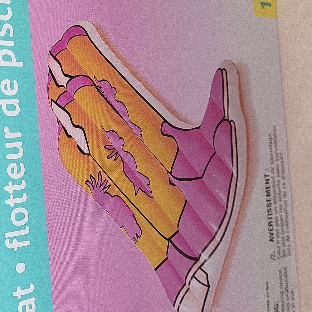 Pool Float-Cowboy Boots - Picture 2 of 6